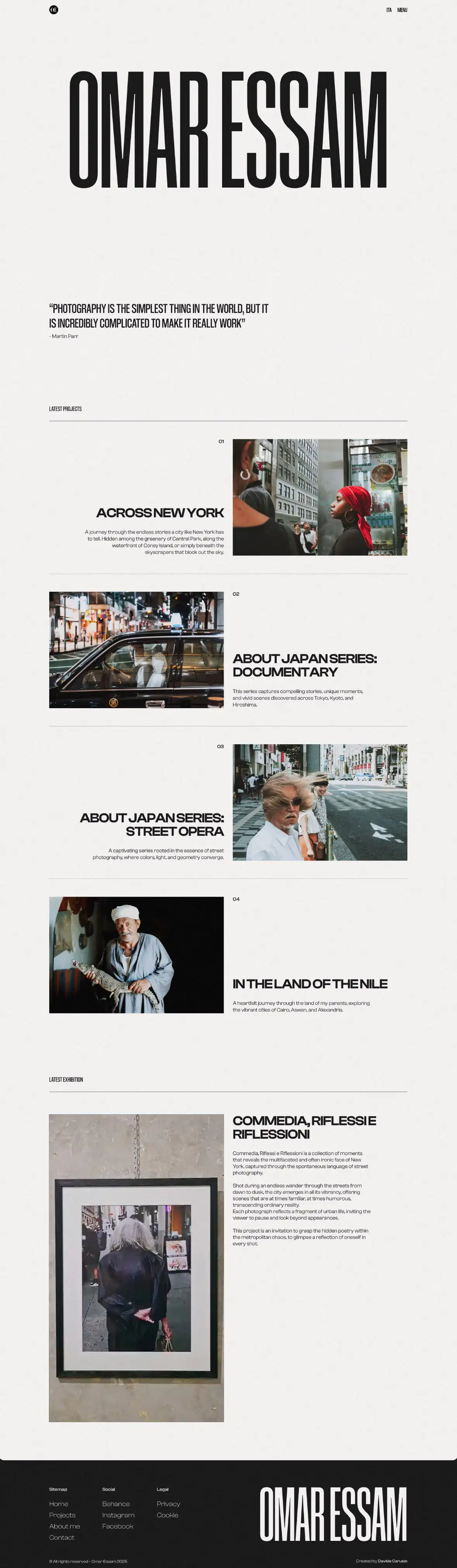 A screenshot of web page